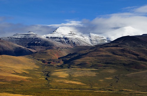 Landscape of the Gang Ti Se Mt range, Tibet by reurinkjan