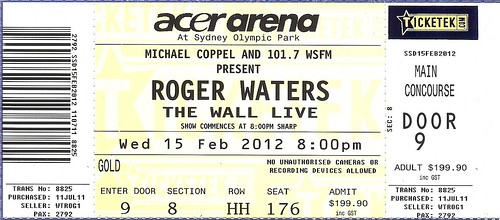 The Wall ticket