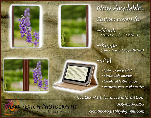 Nook, Kindle, & iPad Custom Covers from Mark Sexton Photography