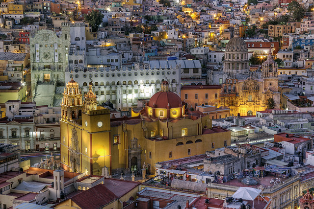 Guanajuato, twilight
