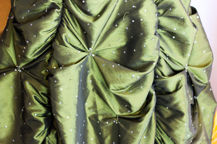 puff the magic (green dragon) dress
