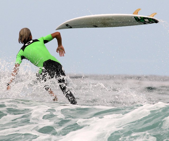Wipeout - Lennox Head Surfers - 7 Mile Beach