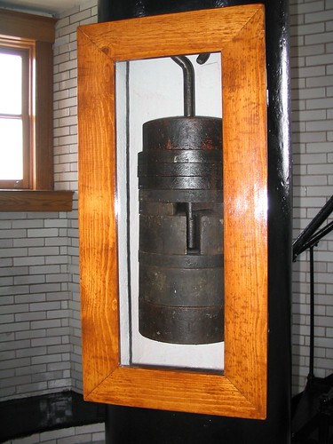 From the Archives:  The Clockworks Counterweight at Split Rock Lighthouse