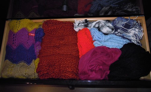 Organize Scarves by Function