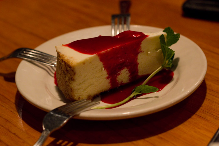 Rasberry Cheesecake.
