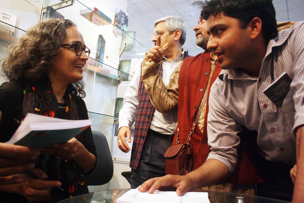 City Sighting – Arundhati Roy, Pragiti Maidan