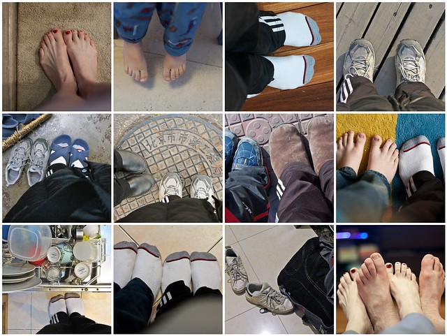 Our Day in Feet mosaic