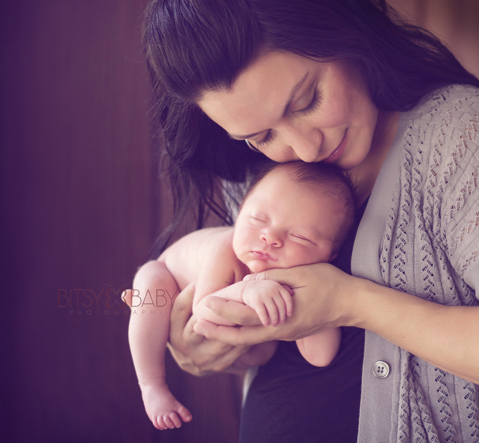newborn photographer with baby Lillie