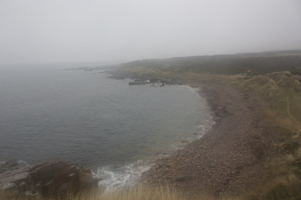 A misty cove