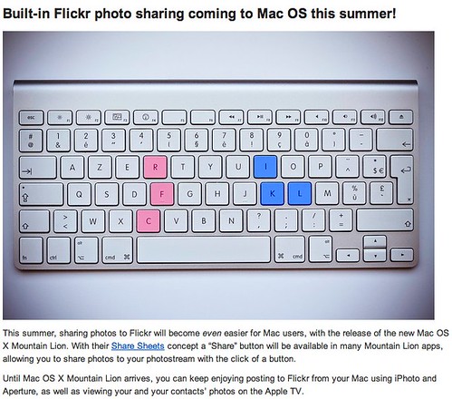 Built-in Flickr photo sharing coming to Mac OS this summer! « Flickr Blog