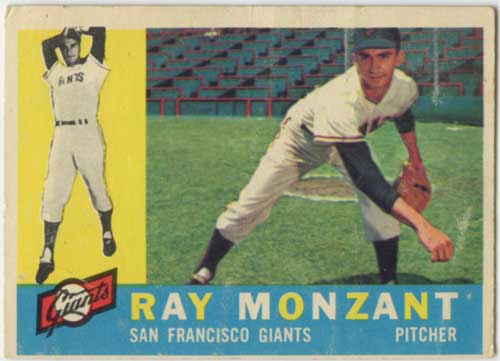 1960 Topps Ray Monzant