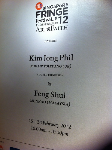 M1 Singapore Fringe Festival 2012 - Art & Faith