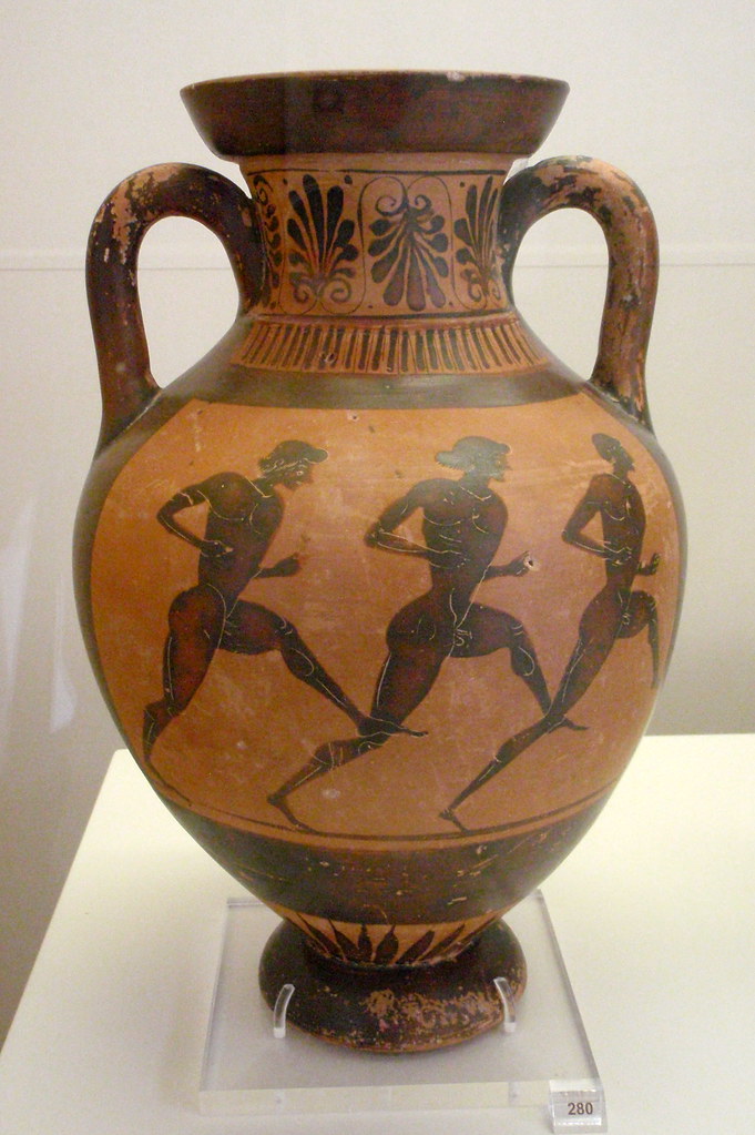 Athenian Black Figure pseudo-panathenaic amphora