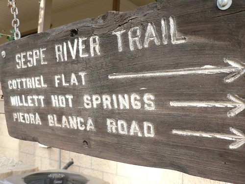 Sespe River Trail Sign