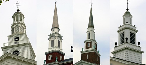 Kingsport, TN: Steeples of Church Circle.