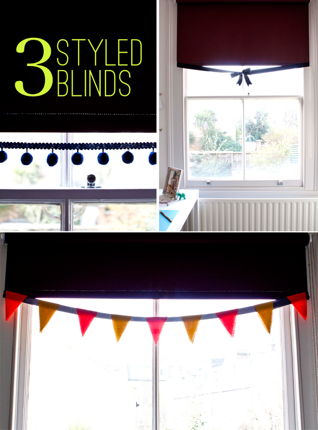3 Styled Blinds DIY for Poppytalk Blog