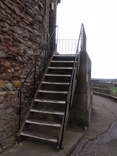 Tamworth Castle - steps