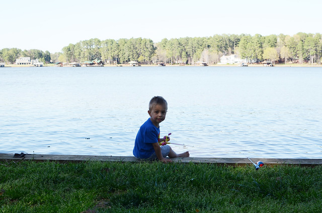 ben by lake smiling