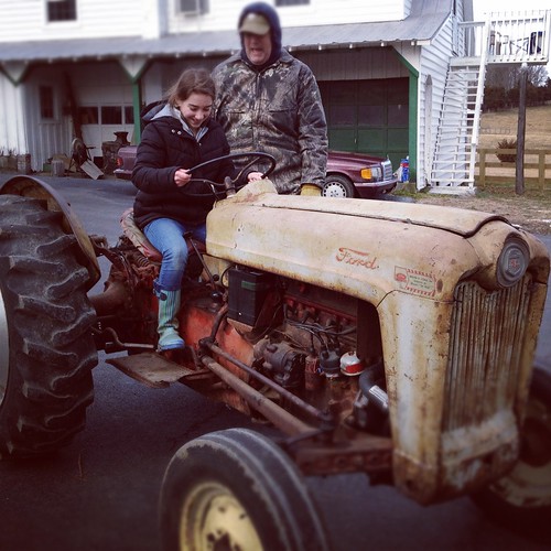 first tractor driving lessons