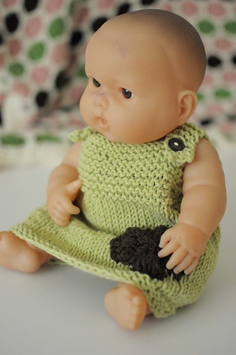 green knit dress