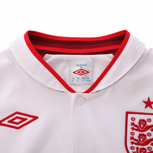 England Home 2012 Short Sleeve Shirt