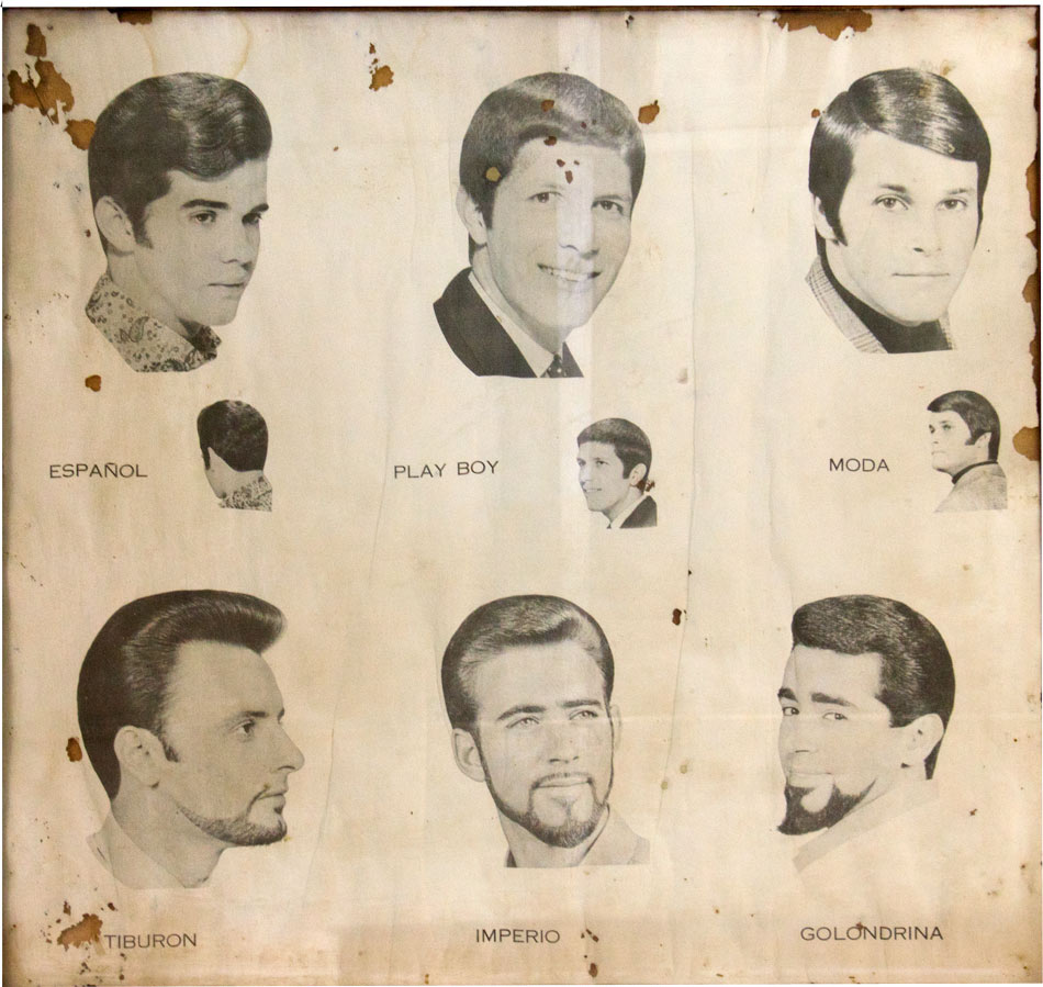 Weird Beards: Vintage Barbershop Posters from Guatemala, Starring Ricky Gervais and Tony Danza?