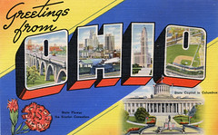 Ohio Large Letter Postcards