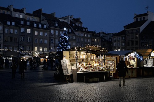 Warsaw christmas market