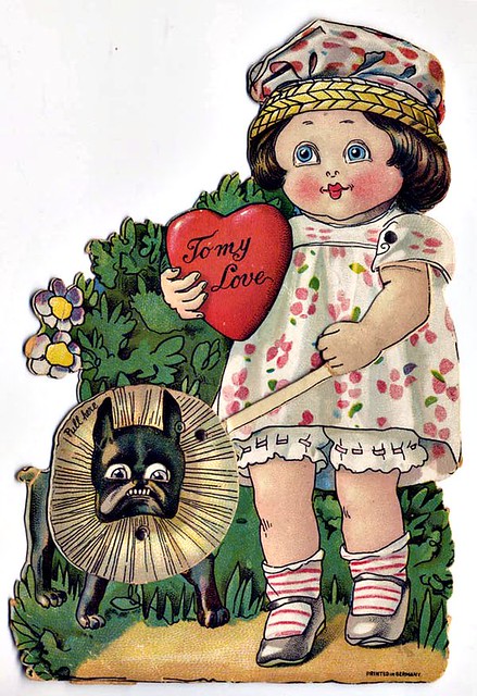Frenchie Vintage Valentine 'To my Love'