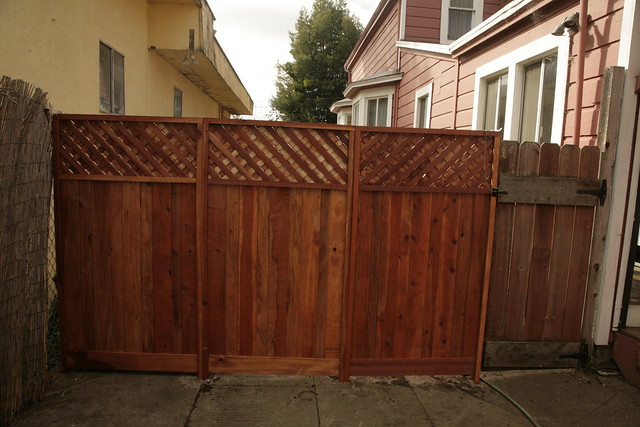 New side fence