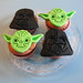 Cupcakes de Yoda y Darth Vader