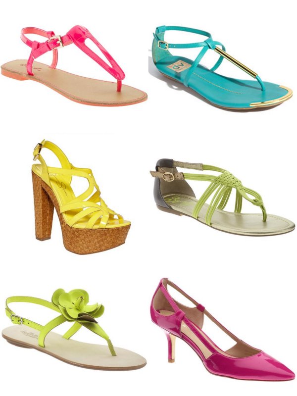 Dolce Vita neon sandals Jessica Simpson neon wedges and more
