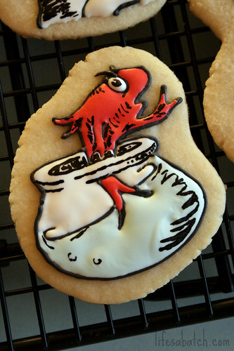 Dr. Seuss Red Fish Cookie.