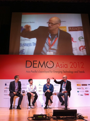 Adeo Ressi in a panel discussion at DEMO Asia 2012