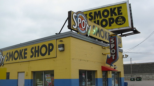 The Spot Smoke Shop on Indianapolis Boulevard.  Hammond Indiana USA. Sunday, March 4th, 2012. by Eddie from Chicago
