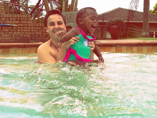 57/366: Thanda Having Fun In The Pool
