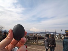 Black Eggs and Mt. Fuji
