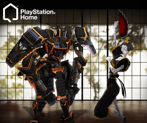 PlayStation Home_Samurai and Geisha