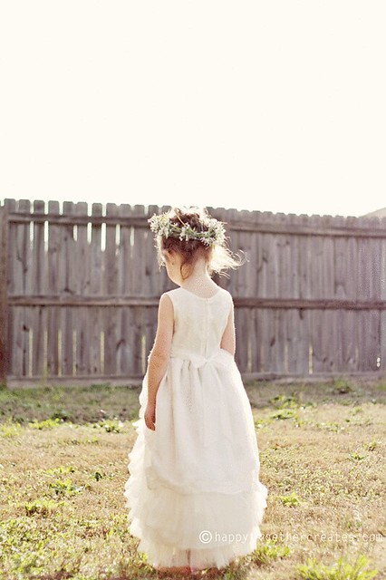 The after flower girl dress pic