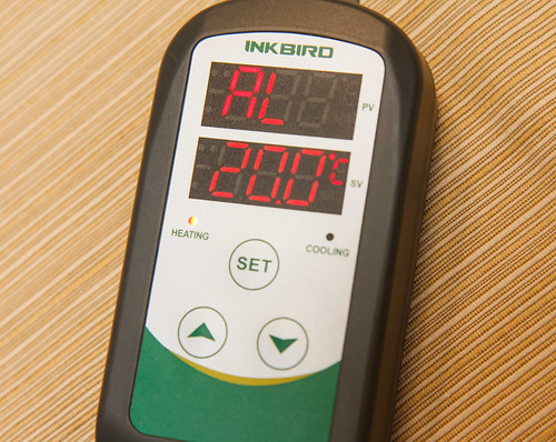 AL low limit alarm on the Inkbird ITC-308 Temperature Controller