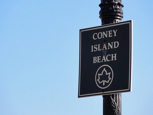 Coney Island Beach Sign