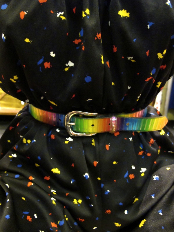 Oh yes, and a psychedelic plastic belt!