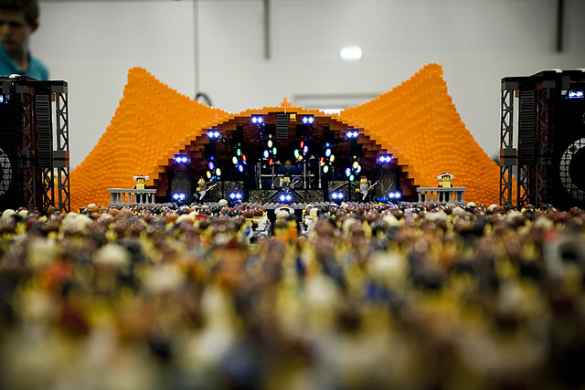 Orange Stage at LEGO World