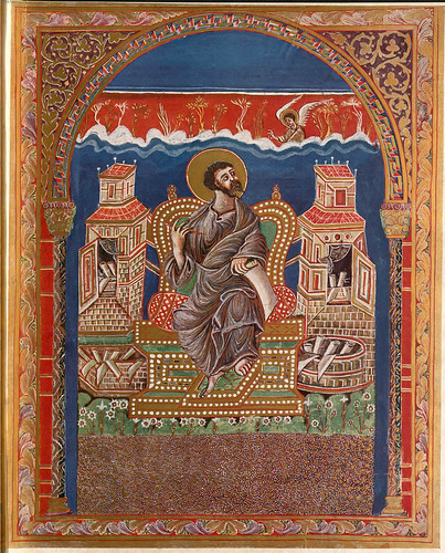 006-Imagen del Evangelista Mateo-Evangeliar  Codex Aureus - BSB Clm 14000-© Bayerische Staatsbibliothek