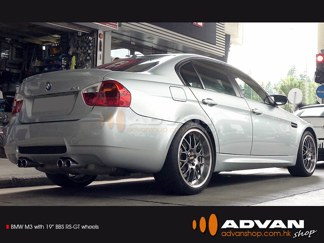 BMW M3 with 19 BBS RSGT wheels