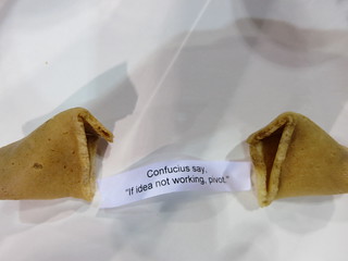 Clever startup fortune cookie