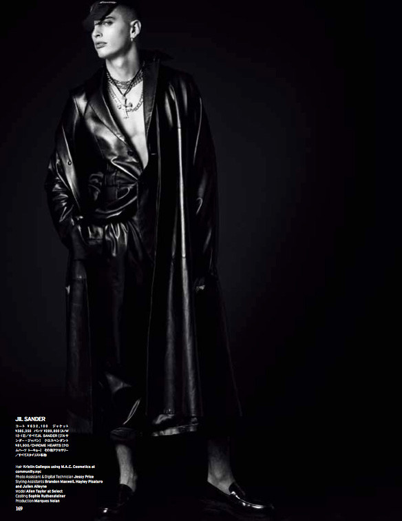 Awake To The Season — Vogue Hommes Japan, Spring/Summer 12 — Allen Taylor by Nicola Formichetti