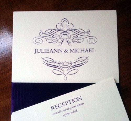 The invitations have been sent out and we are in love with our wedding motif