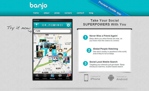 Try banjo on the web