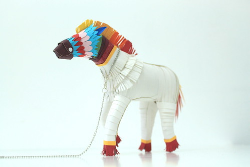 Rainbow horse.
